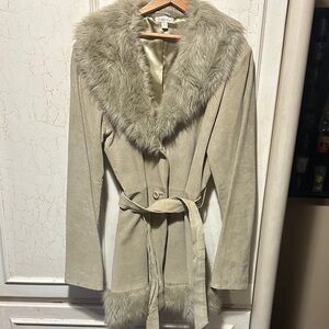 Women's Suede Coat